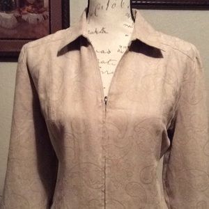 Vintage Croft & Barrow Tan Blazer